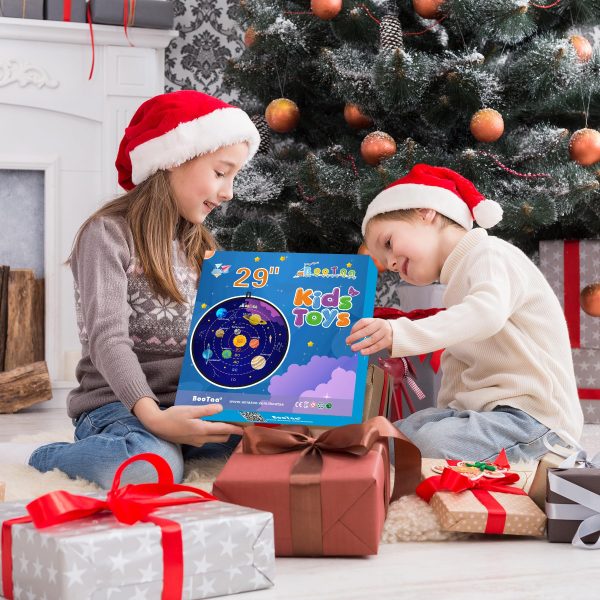 Outer Space 29" Dart Board, Kid's Dart Board with Sticky Ball - Image 6